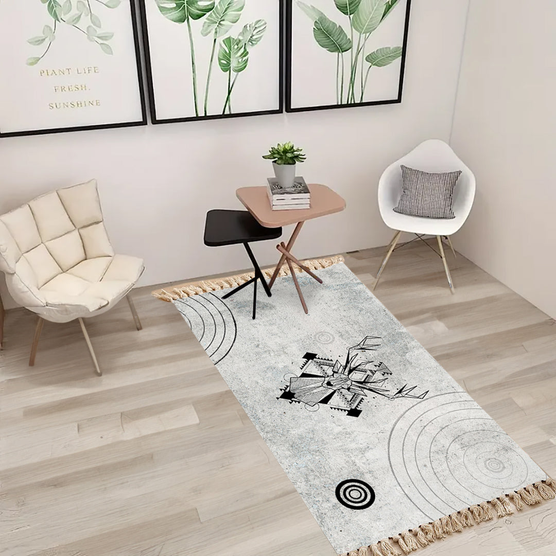 SOGA 2X 90cm Woven Minimalist Bedroom Area Rug Carpet, Home Decor