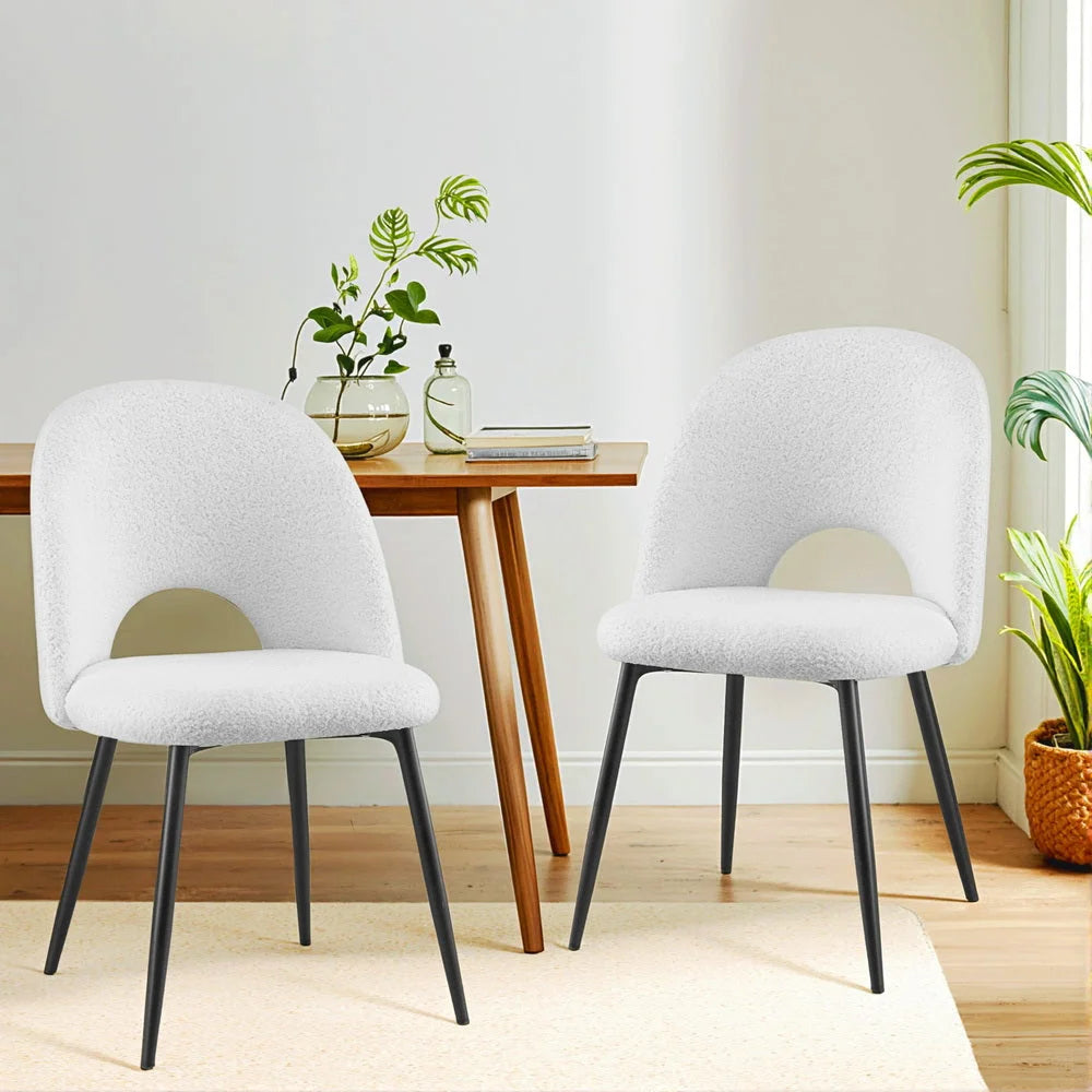 Set of two dining chairs