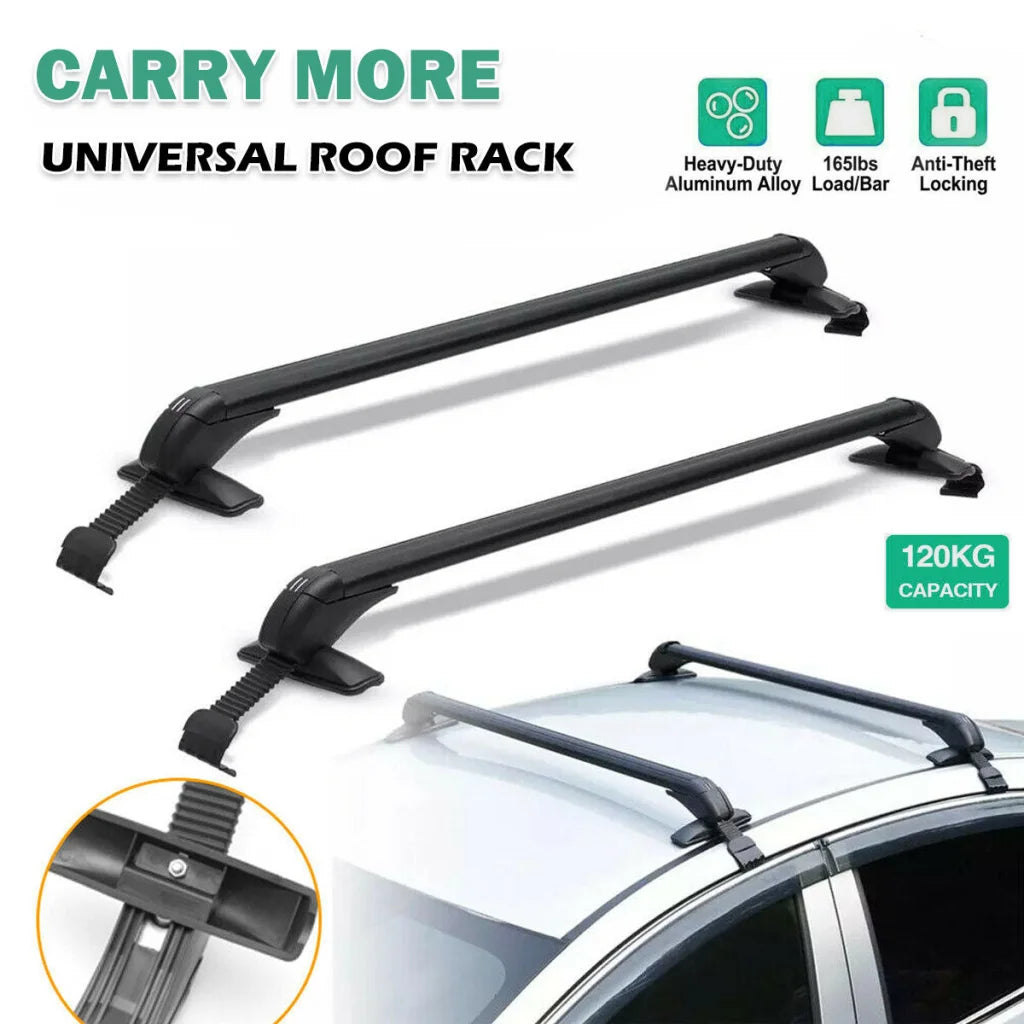100cm Universal Car Roof Racks Carrier Adjustable Cross