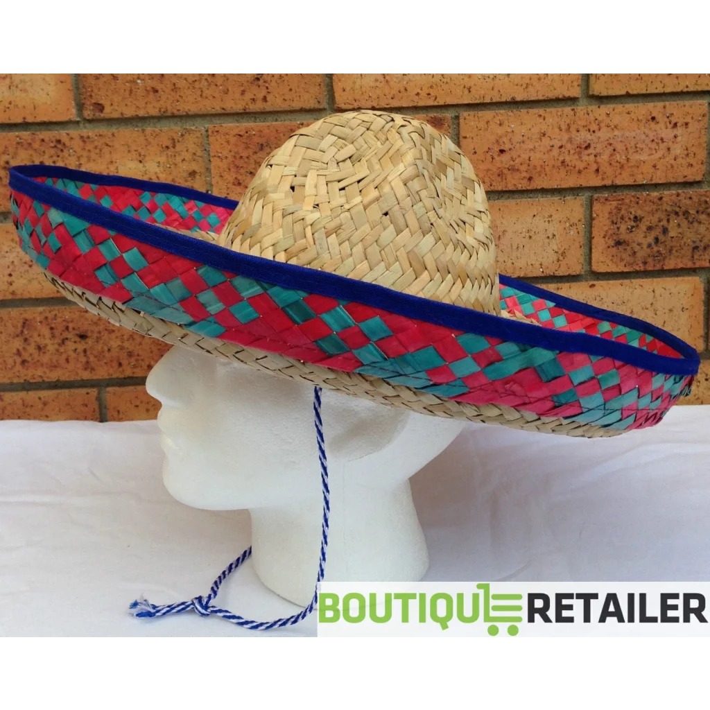 10x Mexican SOMBRERO Fancy Dress Straw Party Costume Hat