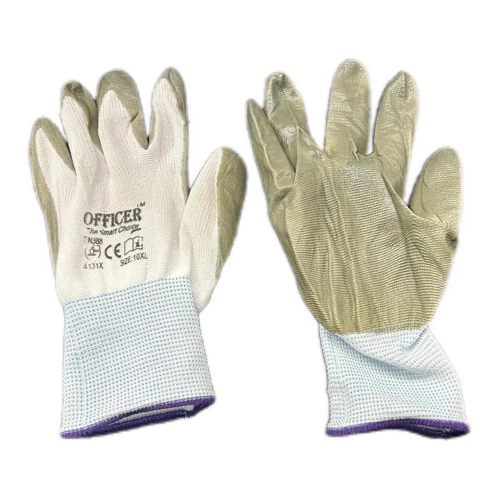 12Pairs Cotton Gloves Work Safety Glove Thick Heavy