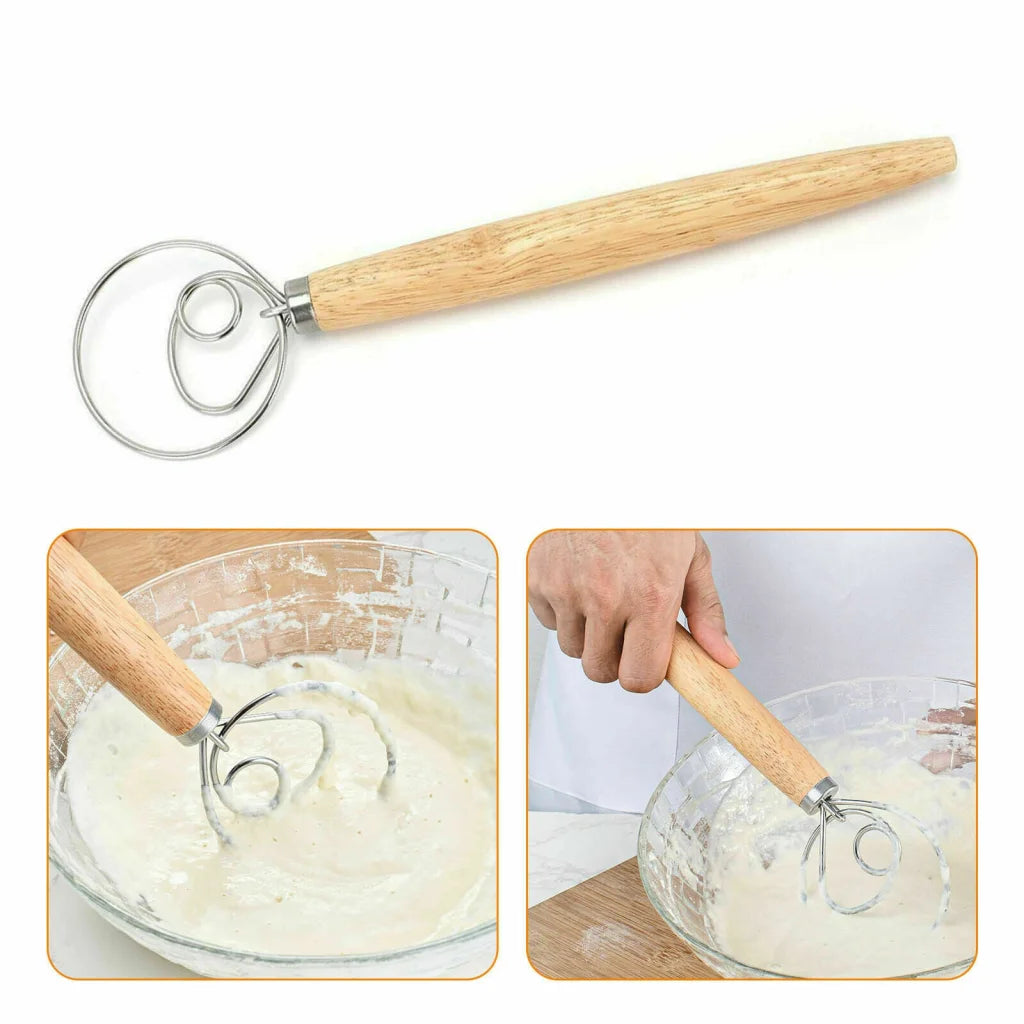 13 INCHES BAKING DOUGH STAINLESS STEEL LARGE WIRE WHISK