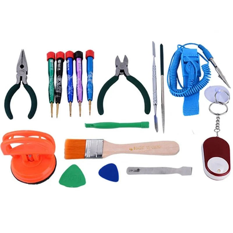 17-In-1 Professional Repair Tool Set For Mobile And Laptop-1915197670658543616
