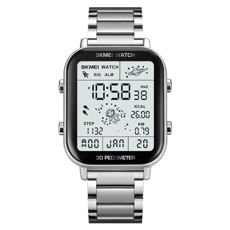 1888 Men Multifunctional Waterproof Digital Watch