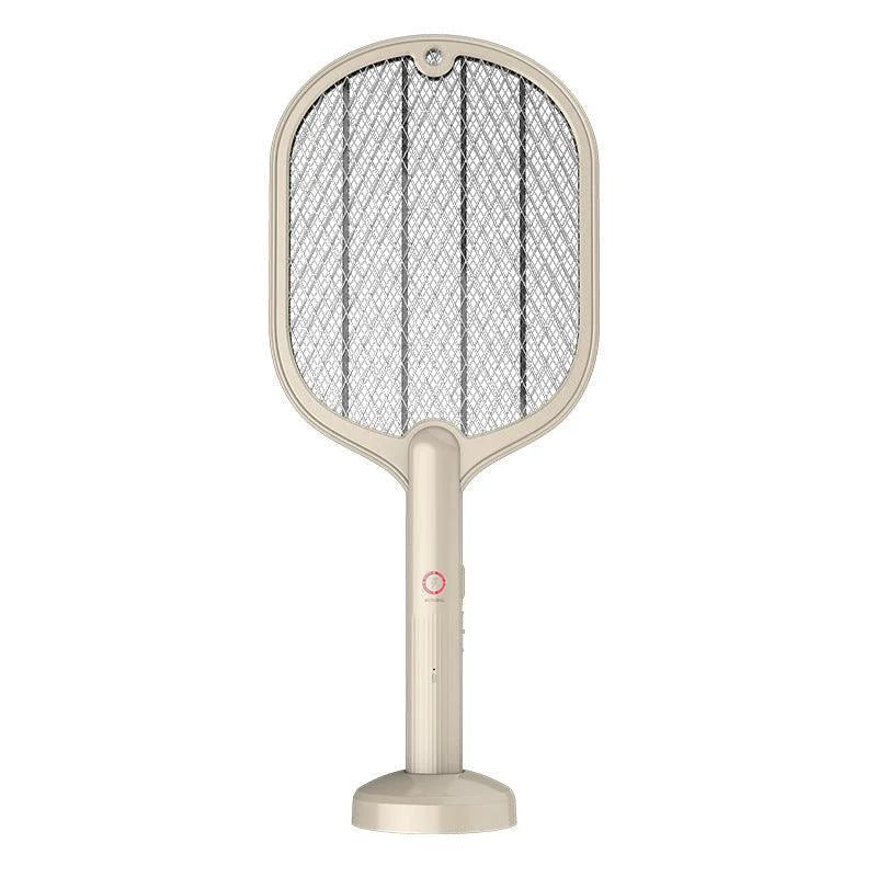 2 In 1 Electric USB Rechargable Racket Fly Swatter Mosquito