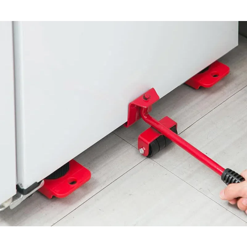 2 Pcs Red Heavy Duty Furniture Moving System Sliding Dolly