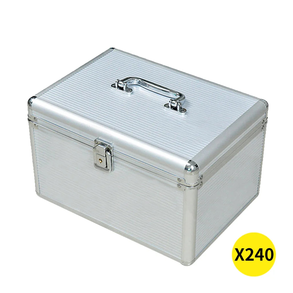 240 Discs Aluminium CD DVD Cases Bluray 230