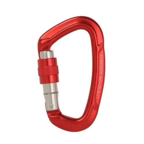 25KN Screwgate Locking Rock Climbing Carabiner Clip