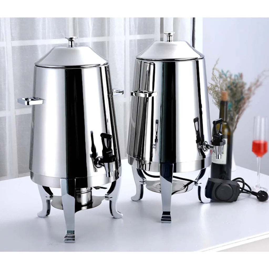 2X Stainless Steel 13L Juicer Water Milk Coffee Pump Beverage Drinking Utensils - Premium