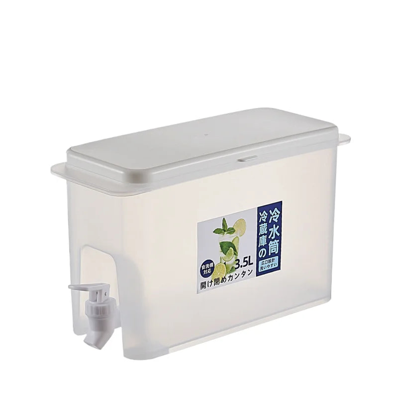 3.5L Fruit Juice Fruit Tea Water Cooler with Faucet 25.5cm