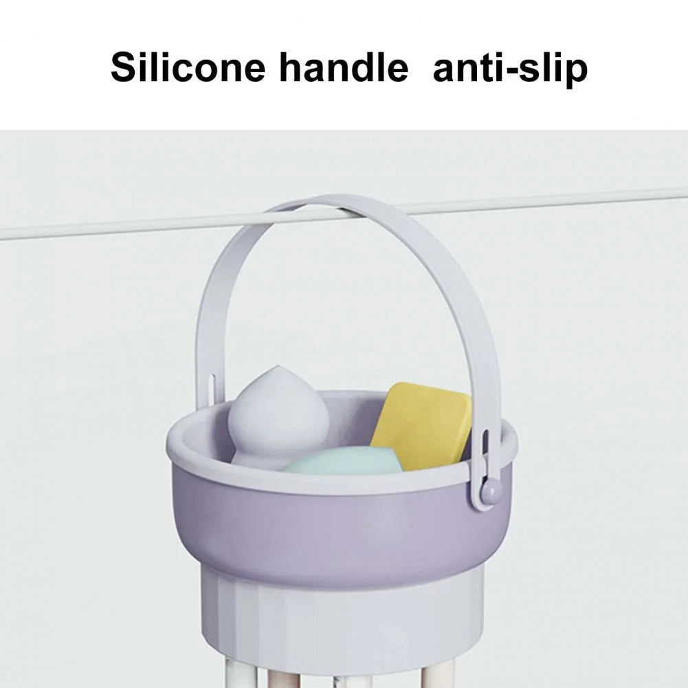 3 In 1 Makeup Brushes Cleaner Sponge Brush Washing Box