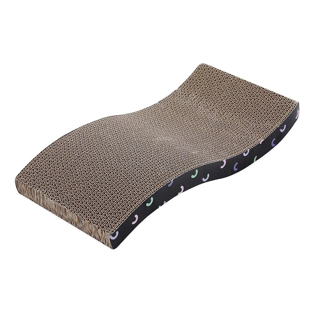 3 x Kitten Cat Scratch Pad Corrugated Card Board Toy Play