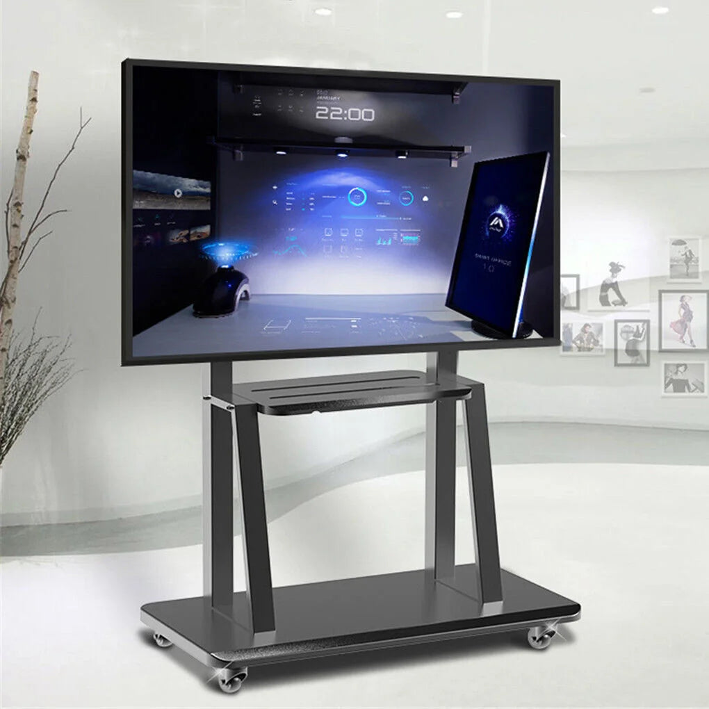 Shelf with heavy duty tv wall