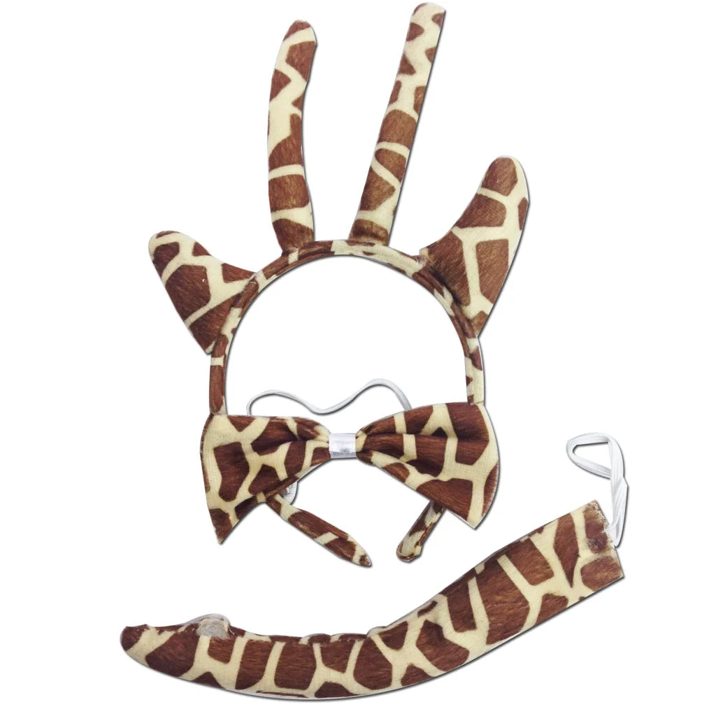 3pcs Set Animal Costume Dress Up Party Bow Tie Tail Ears