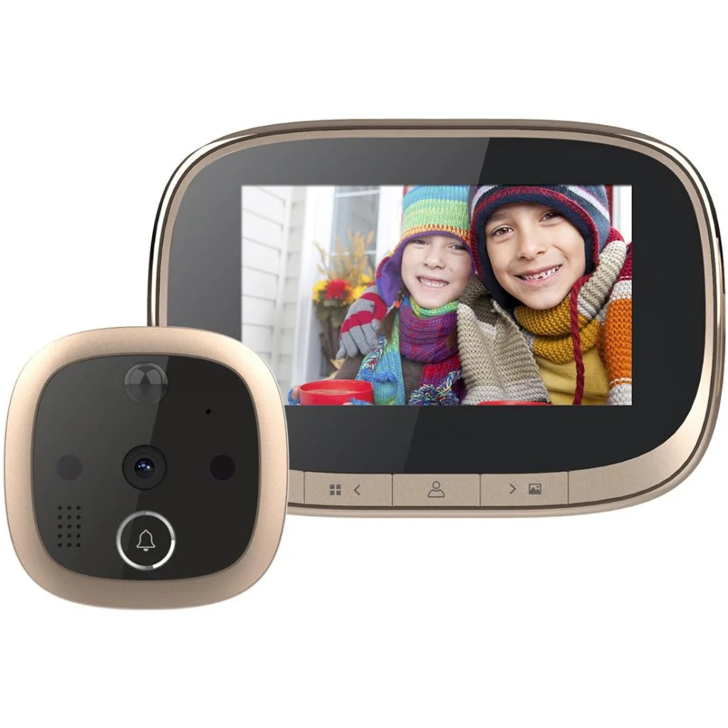 4.3 Security Door Viewer With 1.0Mp Camera Motion Detection
