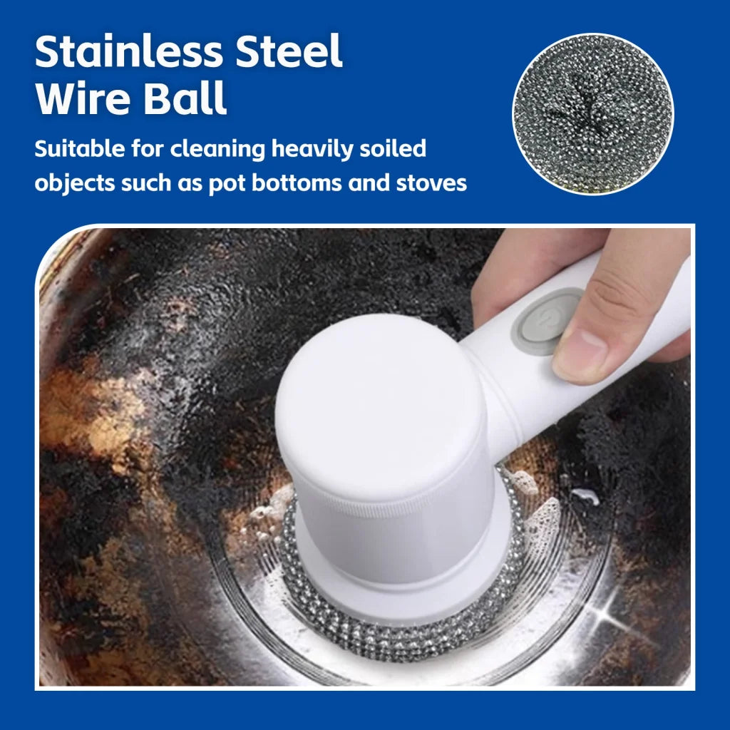 5-IN-1 ELECTRIC CLEANING BRUSH - Home & Garden > BBQ > BBQ