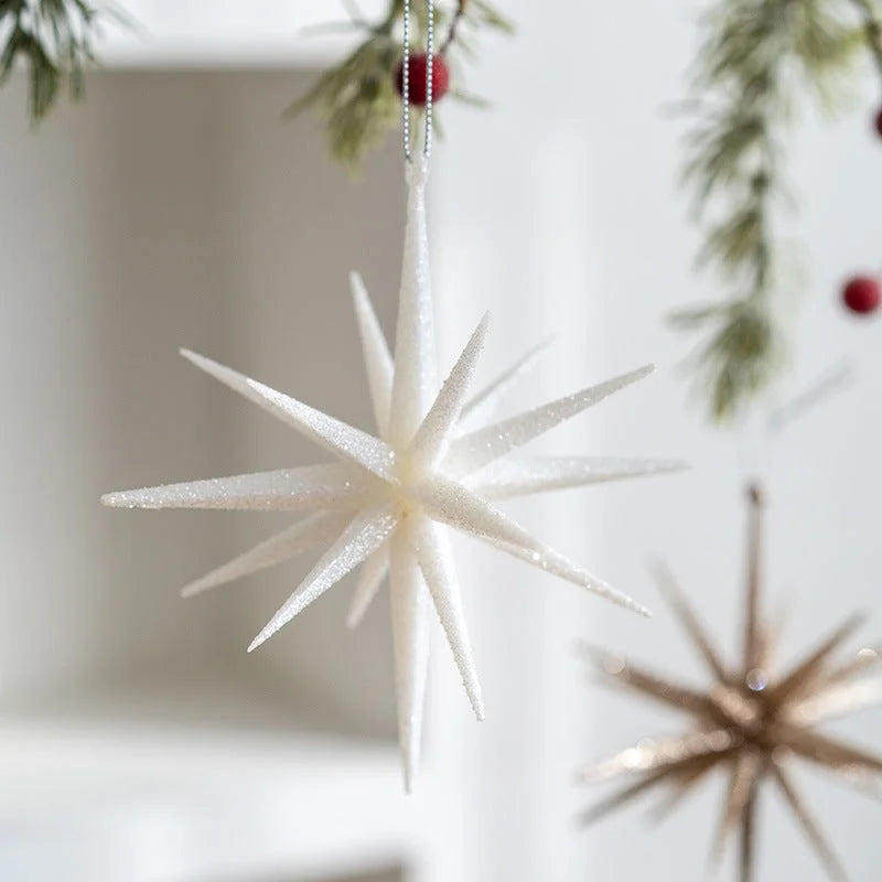 5-PCS Transparent New Christmas Ornament - Starburst