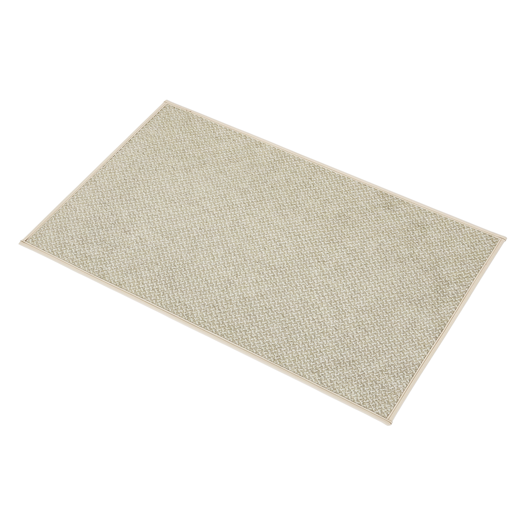 Marlow Front Door Mat 76x43cm Non Slip Dirt Trapping Rug for Entrance Brown