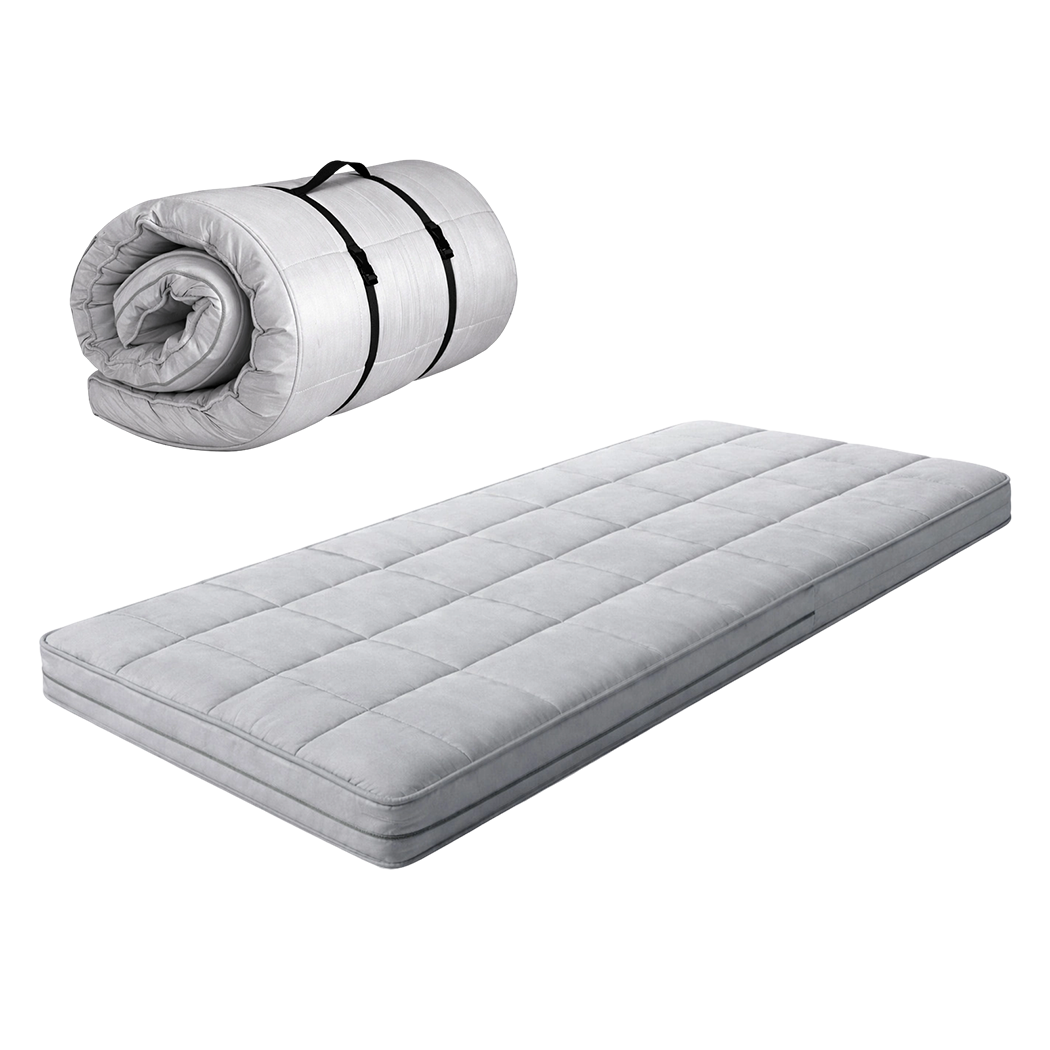 Dreamz Floor Mattress Single Portable Foldable Foam Sleeping Pad Bed Roll Up Mat