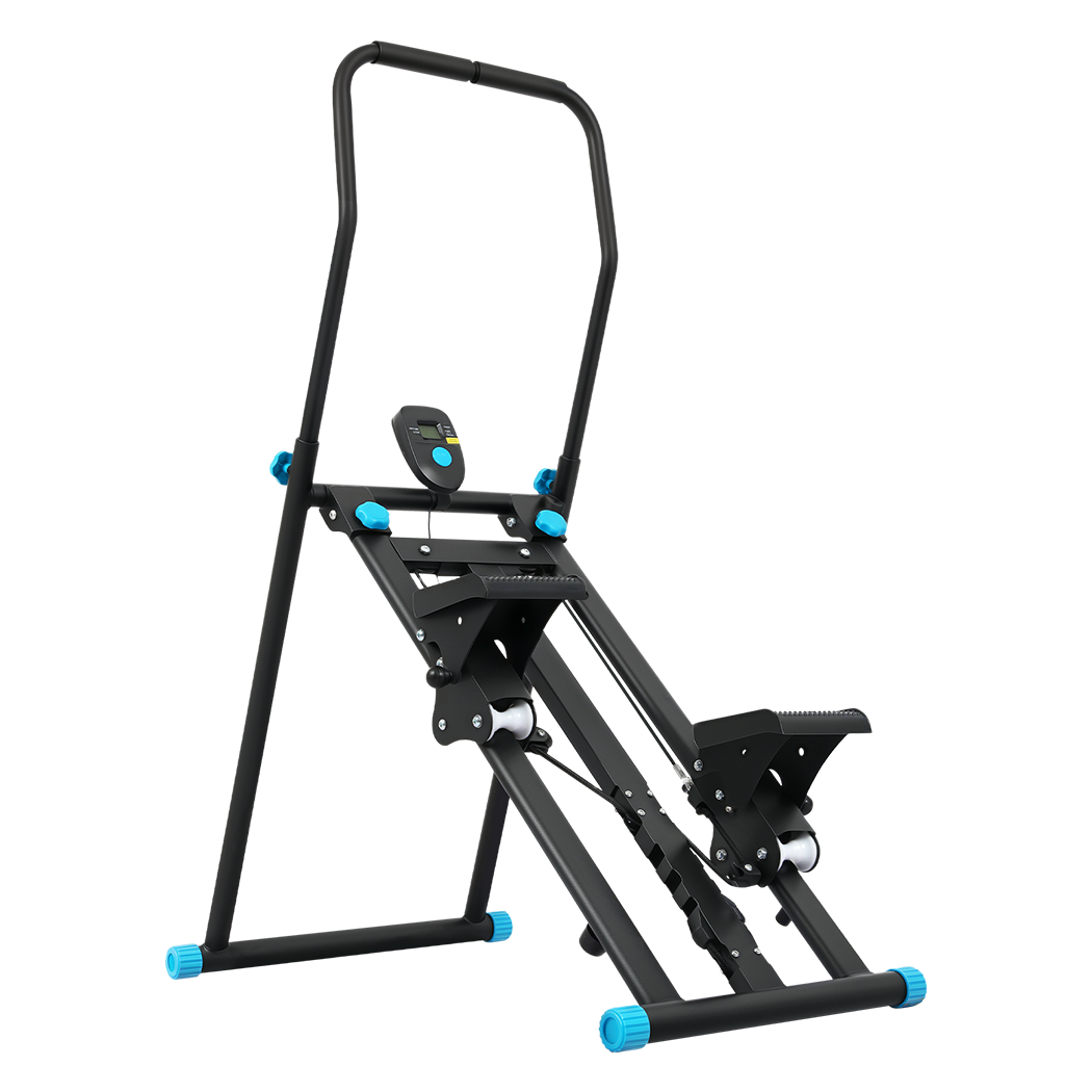 Centra Folding Stepper Machine Adjustable Height Home Gym Workout Full Body