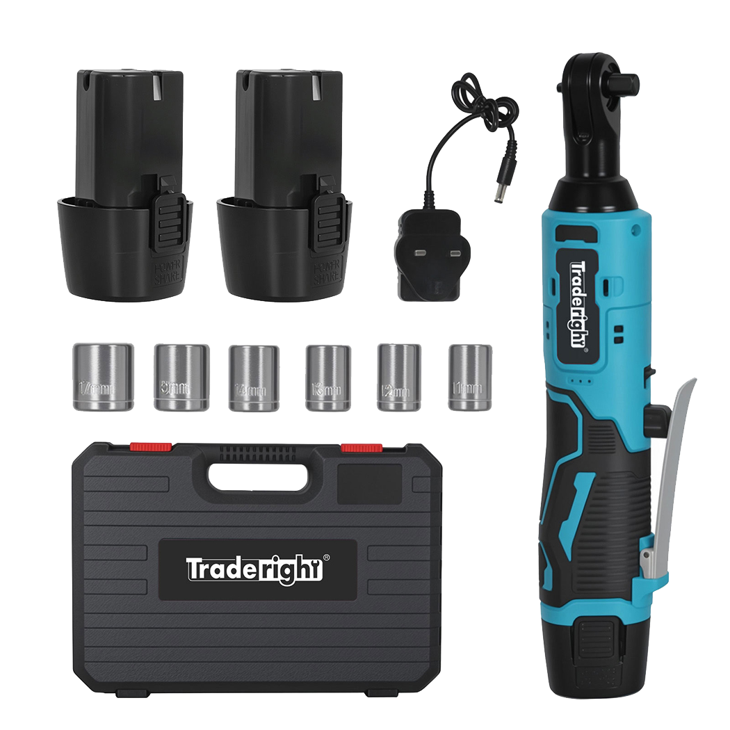 Traderight Cordless Ratchet 12V 42N.M 3/8" Drive Kit