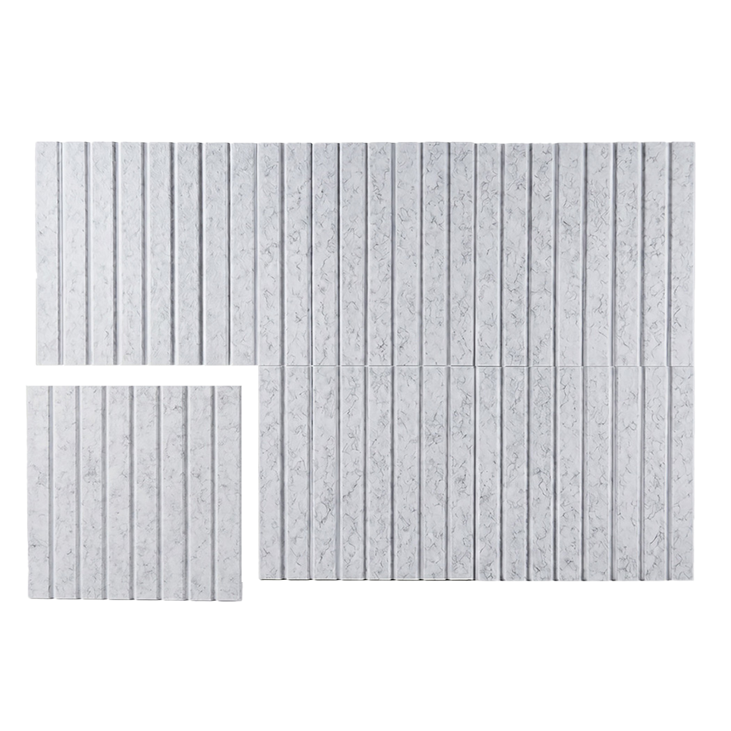 Levede Cork Boards Alternative Photo Display Board 6 Pcs 30cmx30cm Coustic Grey