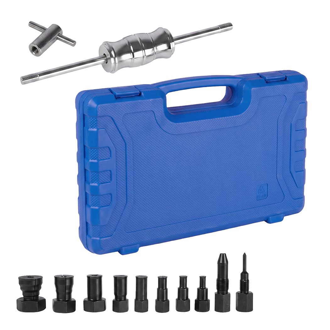 Manan Bearing Puller Kit 8Pc with Slide Hammer 8-32mm Expandable Collets for Car