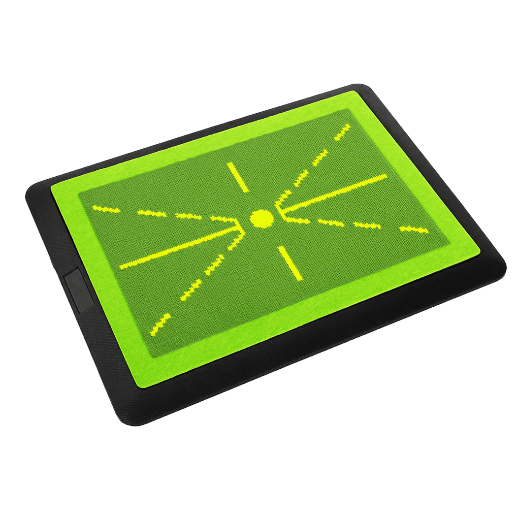 Centra Golf Hitting Mat Swing Path Feedback Rubber Base Indoor Practice Green