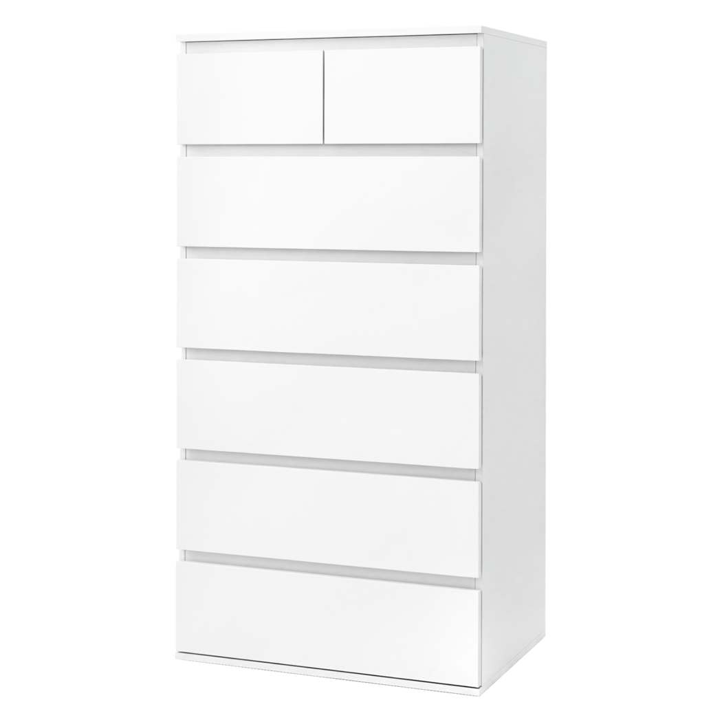 Levede Tall Storage Cabinet 7 Drawer Dresser Bedroom Storage Cupboard Tallboy