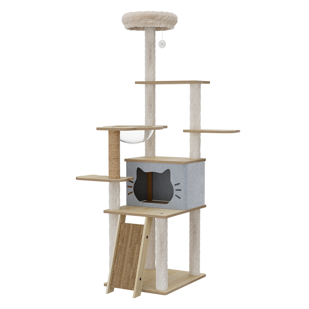 Pawz Cat Tree Tower Large Scratcher Condo House 160cm