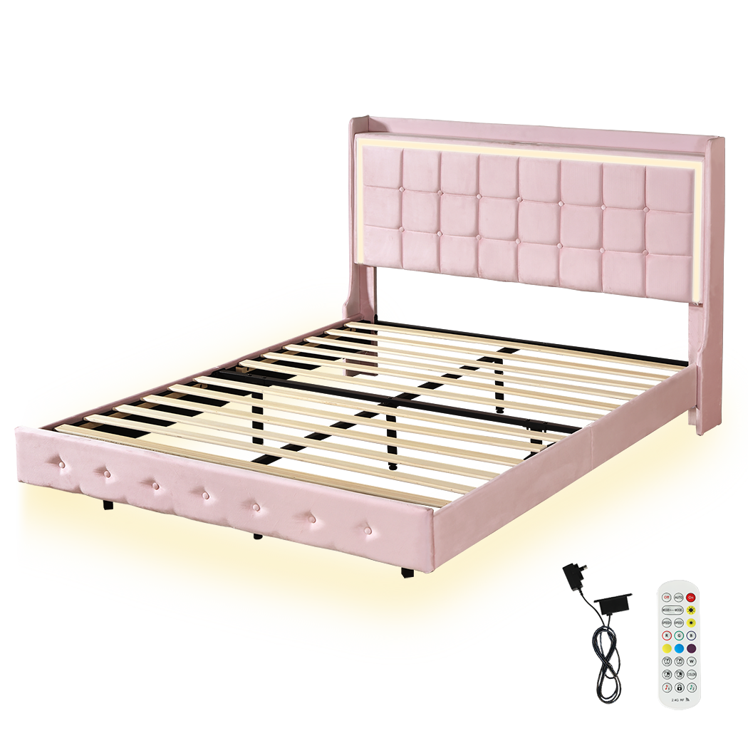 Levede Queen Floating Bed Frame