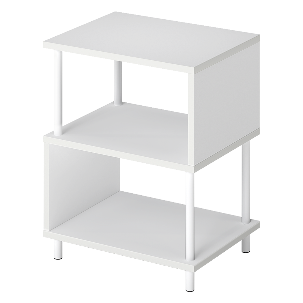 Levede Modern Side Table 3‑Tier Storage Bedside Table