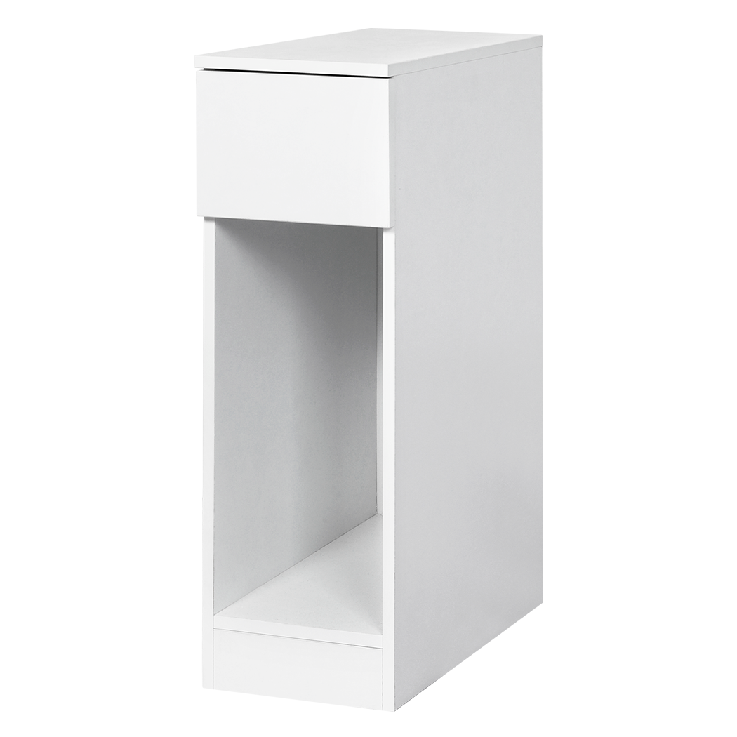 Levede Slim Bedside Table Nightstand Side Table Storage Bedroom Narrow Cabinet