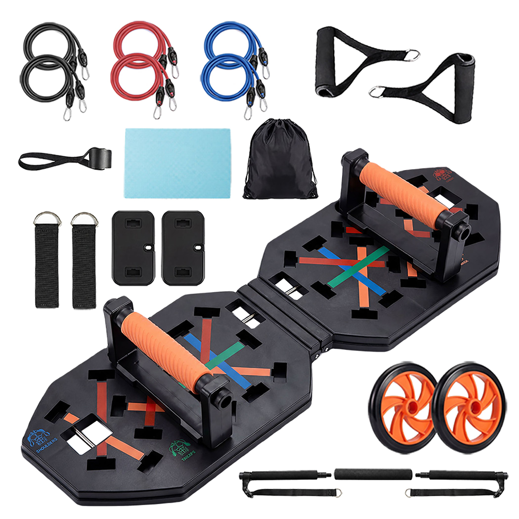 Centra Push Up Board Rack Stand Grip Bar Handle Muscle Train Gym Workout Fitness