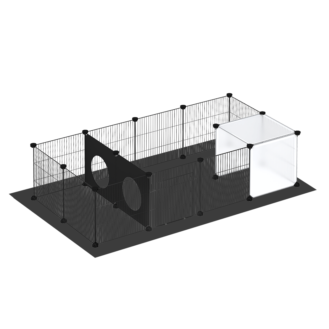 Pawz 16 Panels Guinea Pig Pet Playpen Small Pets Fence