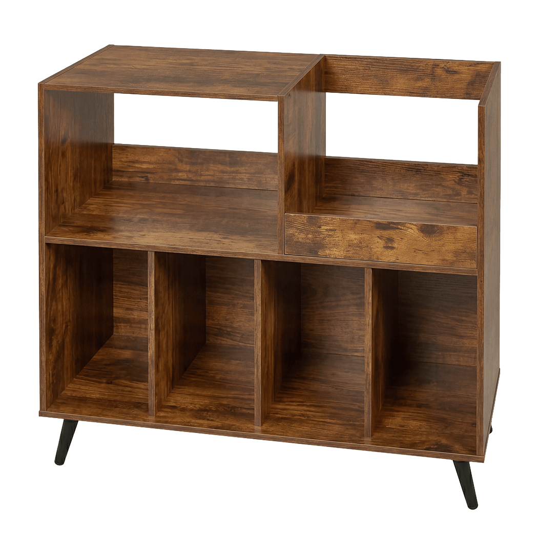 Levede Record Player Stand Vinyl Holder Cabinet Turntable Table 300+ Albums