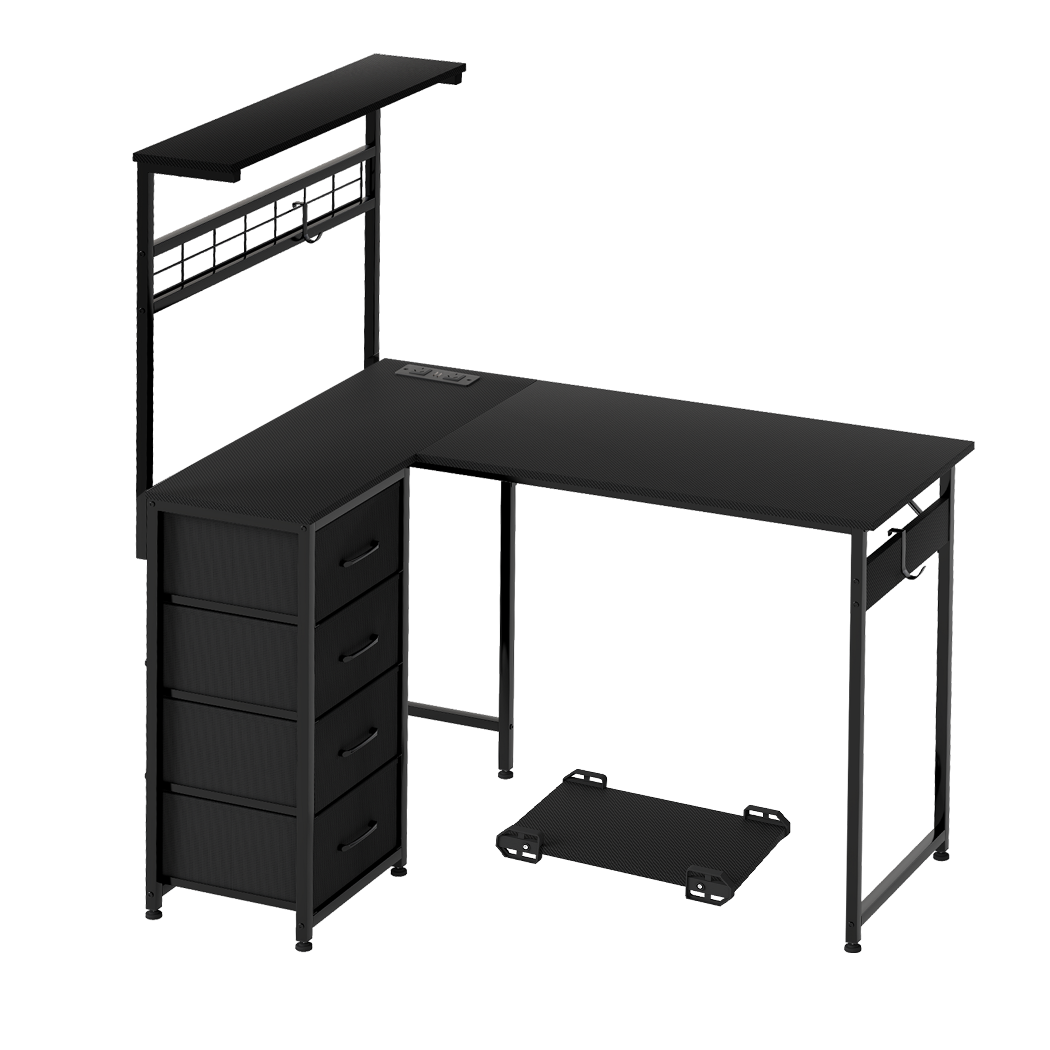 Levede Computer Desk Convertible L-shaped Study Table