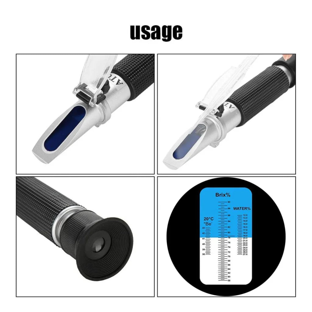 58-90% Honey Refractometer Calibration Refractometer Honey