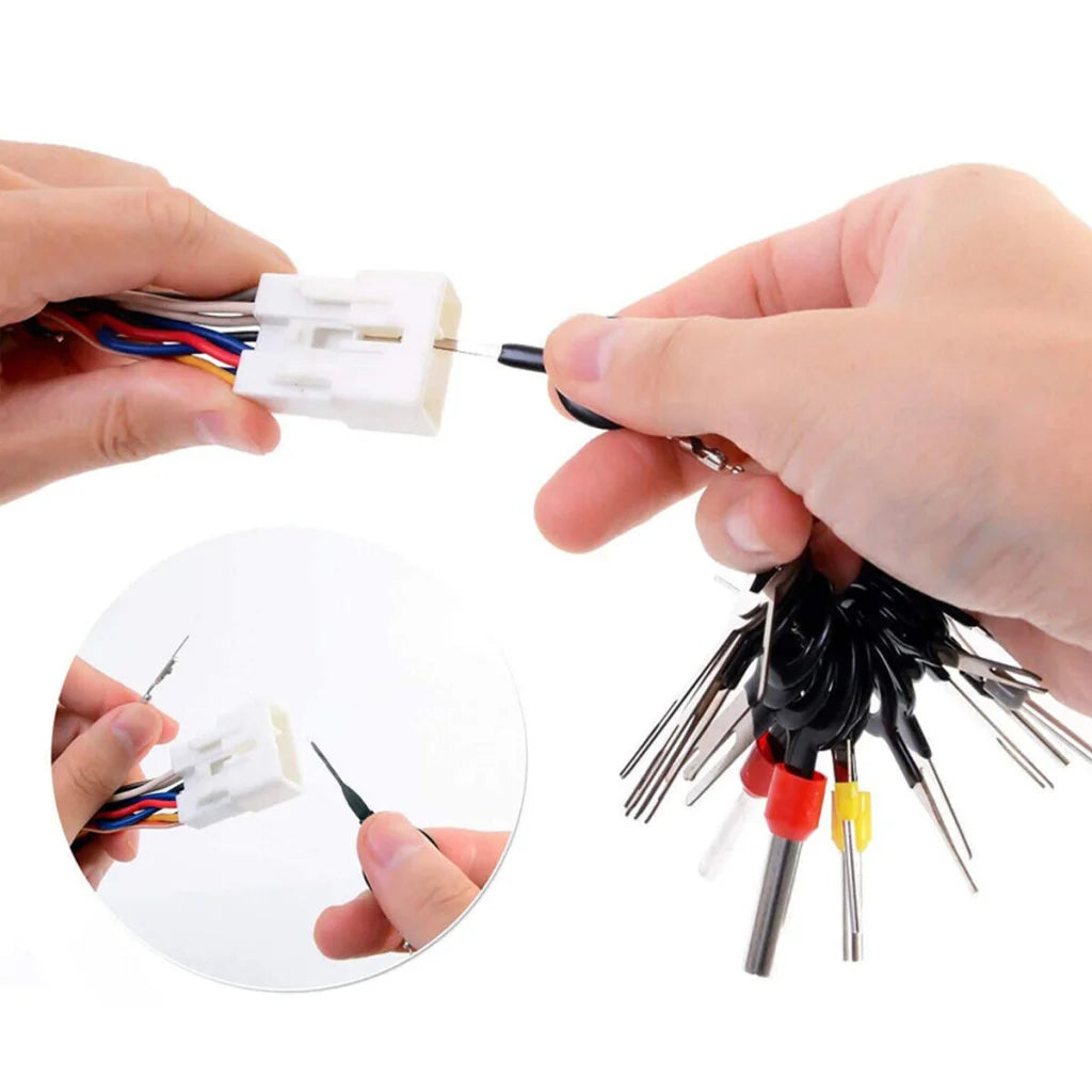 65pcs Car Trim Removal Tool Set Pry Bar Dash Kit - Auto