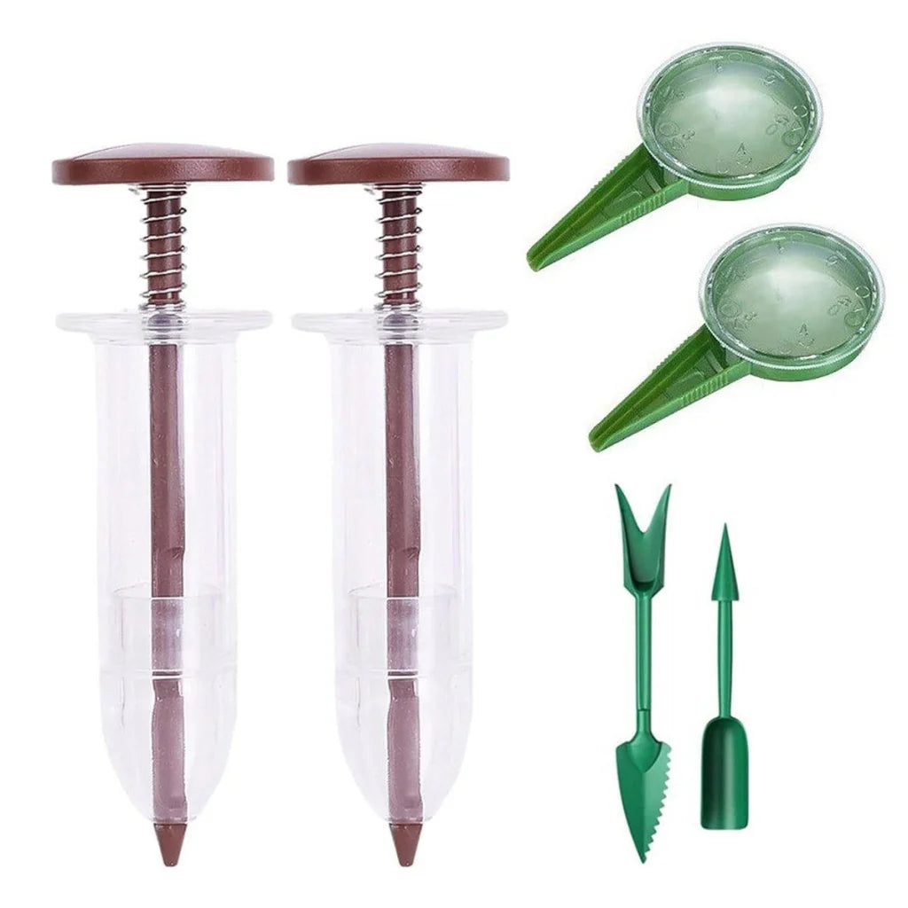 6PCS Garden Seeder Set Mini Seed Planting Tools Manual