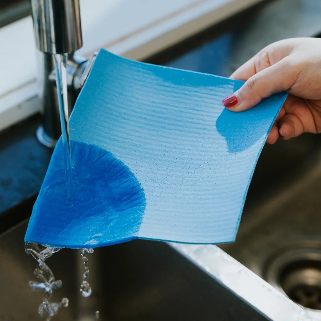 6PK Spiffy 15cm Antibacterial Cellulose Cloths - Appliances