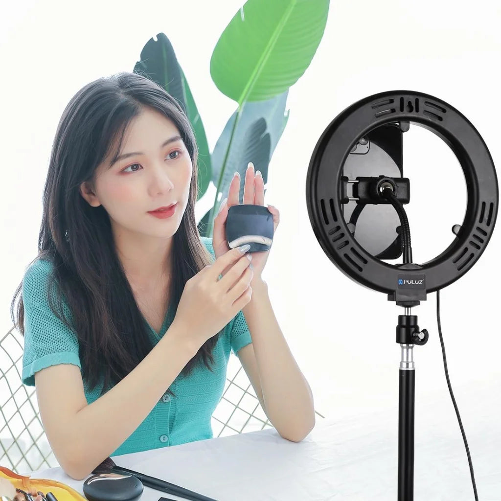 7.9 Mirror Light with Tripod & Usb 3 Modes Dual Colour