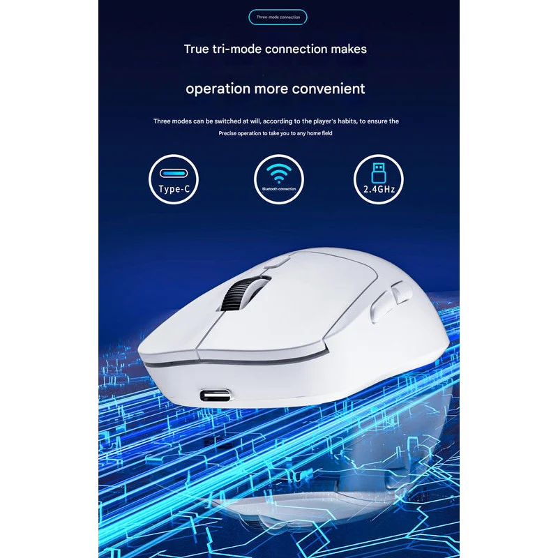 75g Ultra-Lightweight Tri-Mode Wireless Gaming Mouse