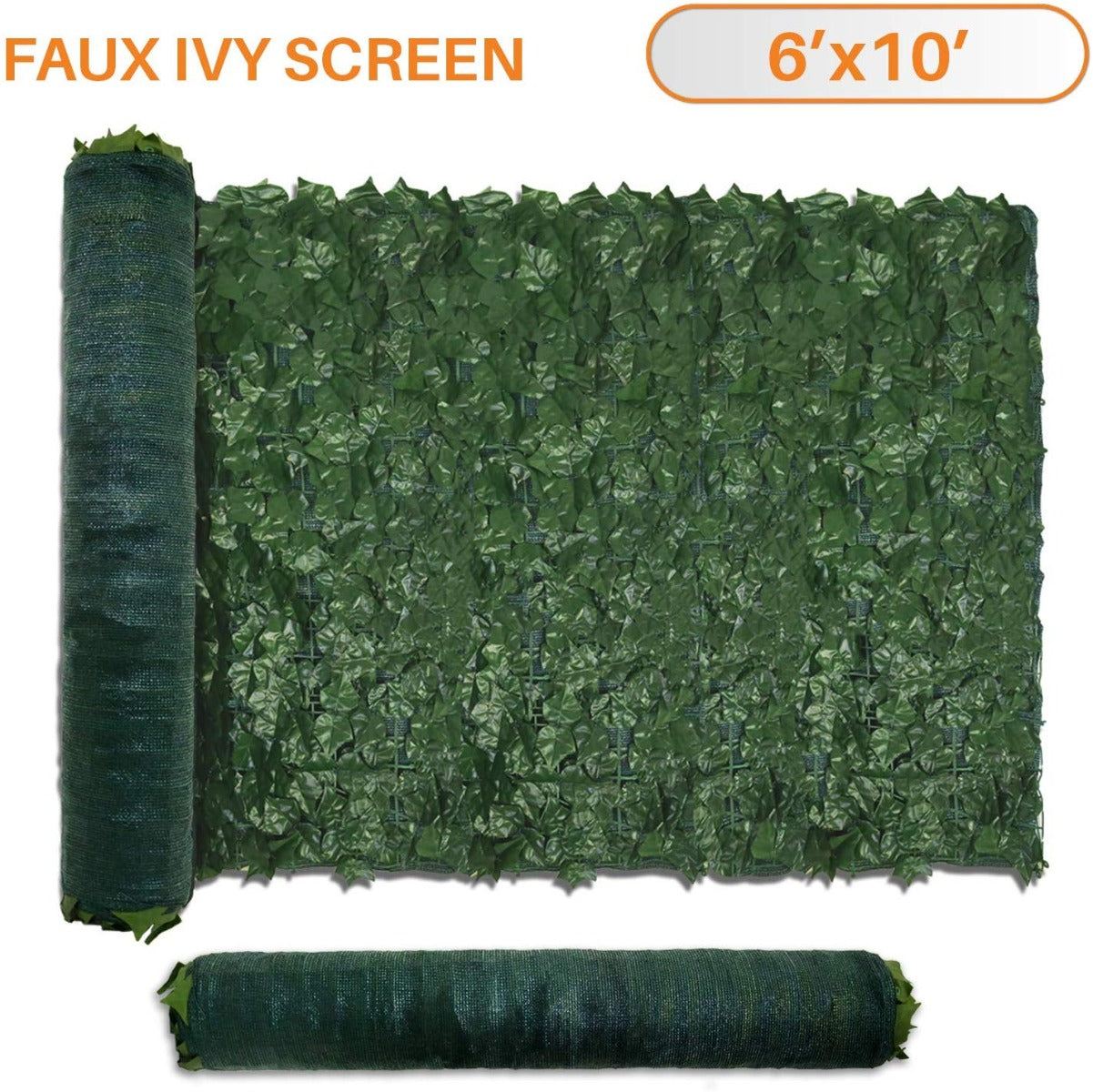 Ivy Leaf Hedging & Privacy Screen (shade cloth backing) 3m x 1m Roll