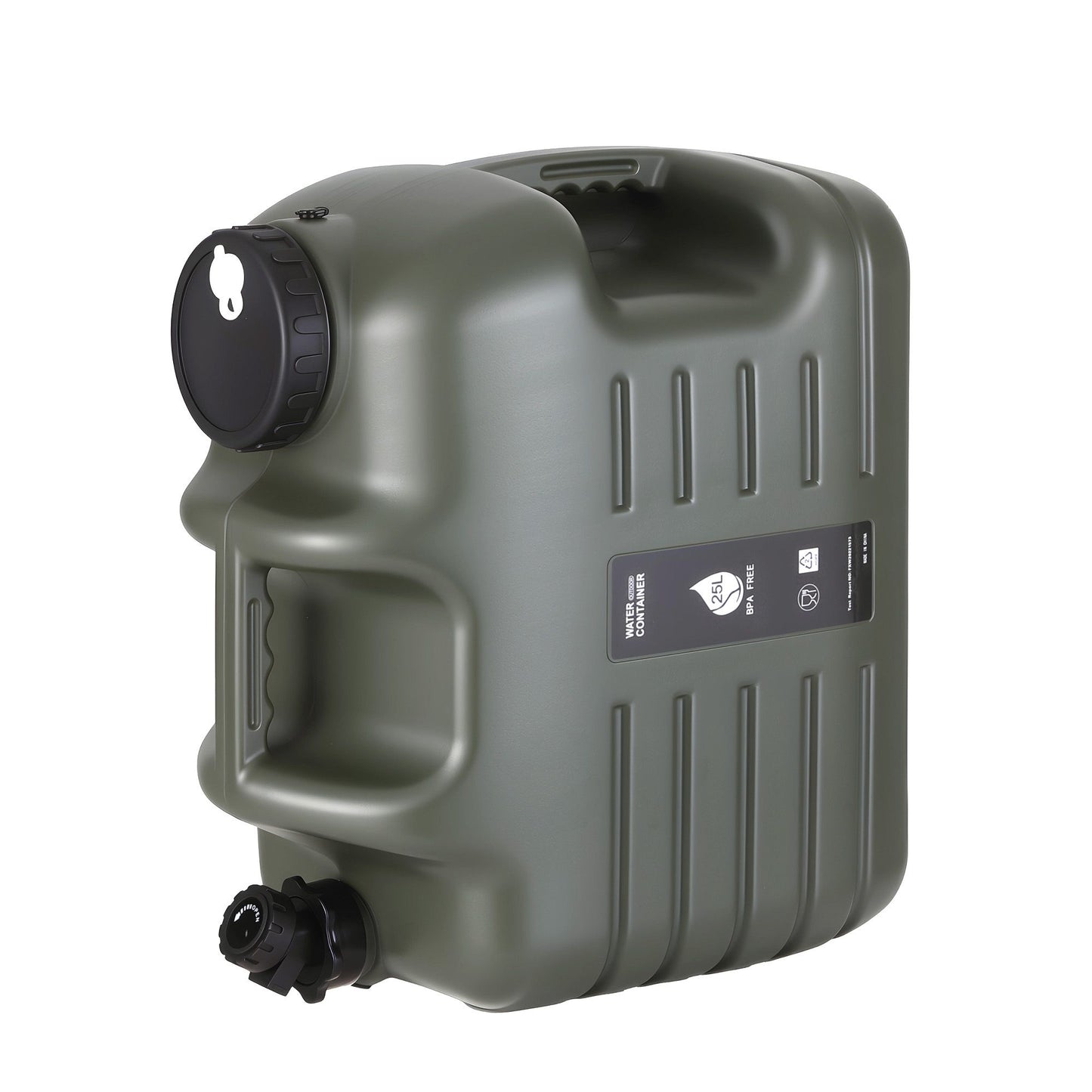 Water Container 25L Jerry Can Bucket for Camping Outdoor Storage Tank