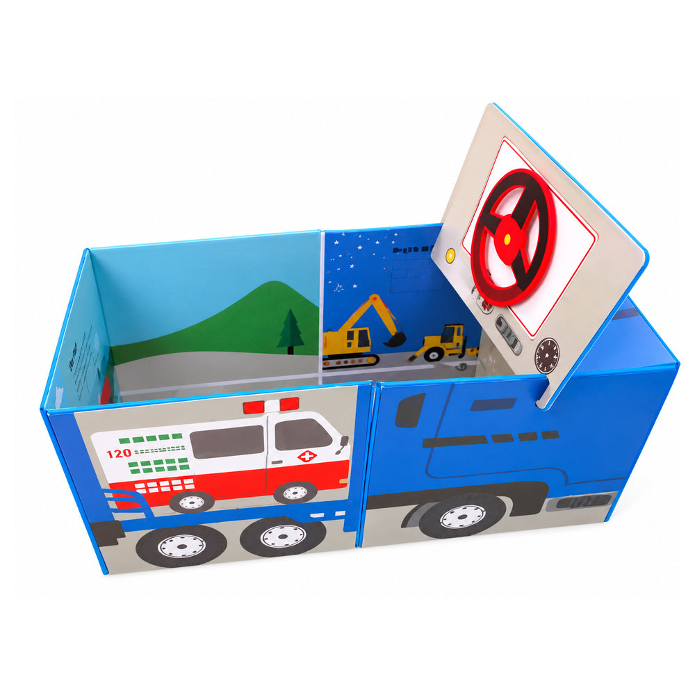 Baby All Drive Vehicle Pretend Play Box with Steering Wheel