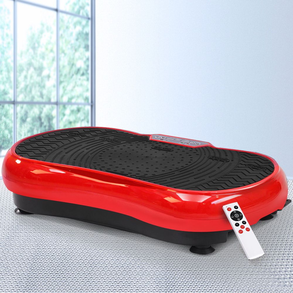 Vibration Machine Plate Platform, Body Shaper Home Gym, Red