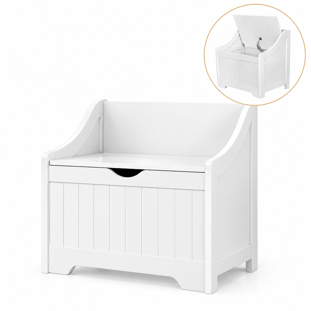 Kids Toy Box Chest Children Storage Clothes Toys Organiser - Square