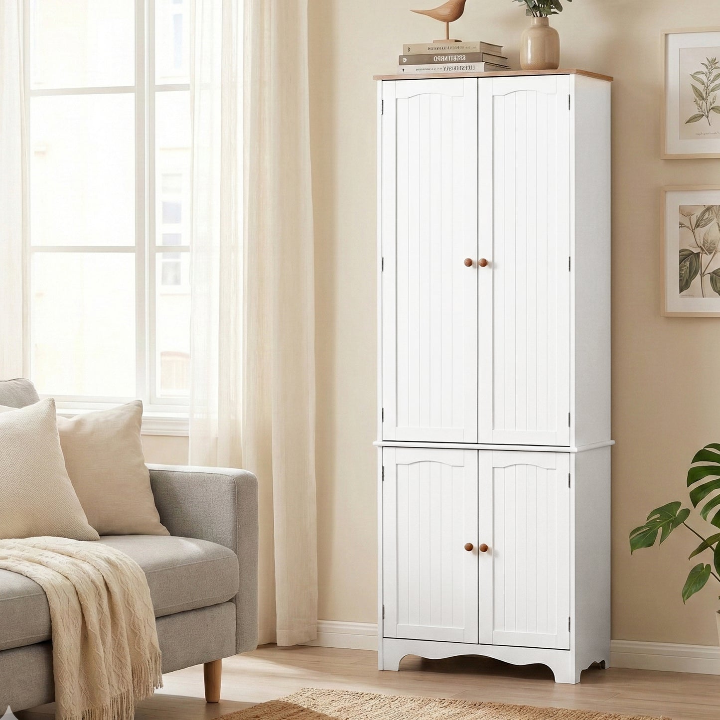 Buffet Sideboard Kitchen Cupboard Storage Cabinet Pantry Wardrobe Shelf