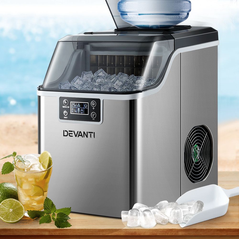 Ice Maker Machine Commercial Portable Ice Cube Tray Countertop - 3.2L